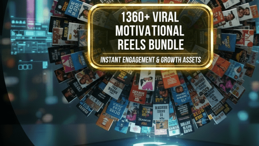 1360+ Viral Motivational Reels Bundle