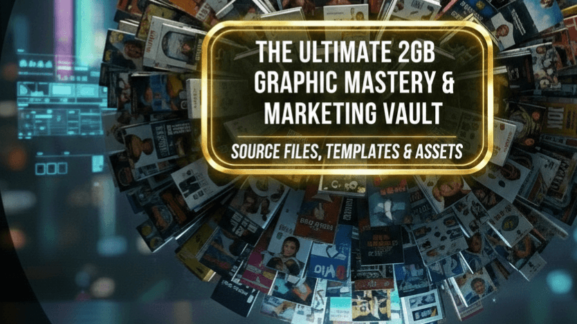 The Ultimate 2GB Graphic Mastery & Marketing Vault