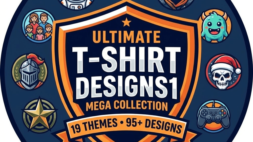 19 ULTIMATE T-SHIRT DESIGNS1 MEGA COLLECTION 