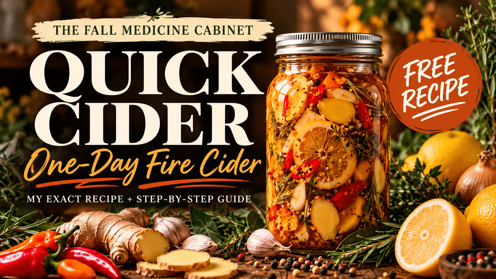 The Fall Medicine Cabinet: Quick Cider