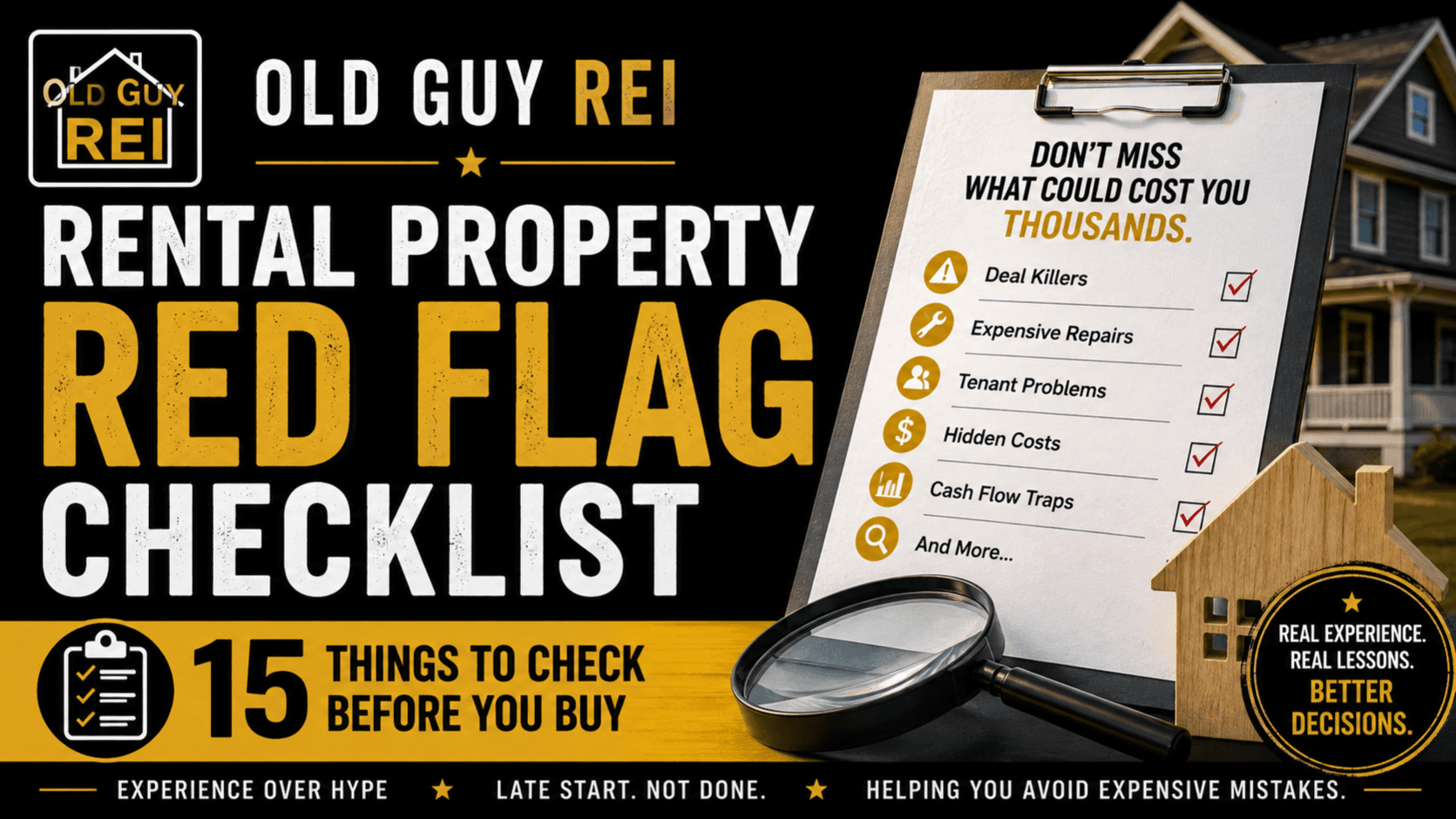 FREE Rental Property Red Flag Checklist