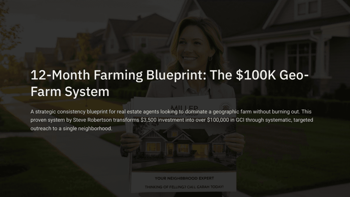 12-Month Farming Blueprint: The $100K GeoFarm