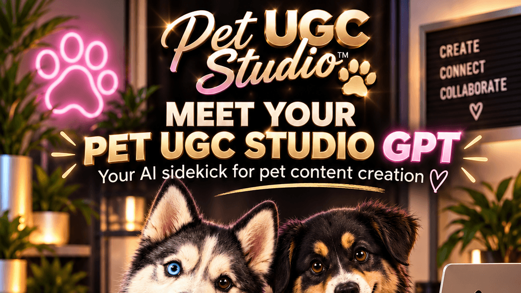 Pet UGC Studio Bot 🐾