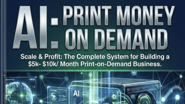 AI: PRINT MONEY ON DEMAND- Complete System Vol 1
