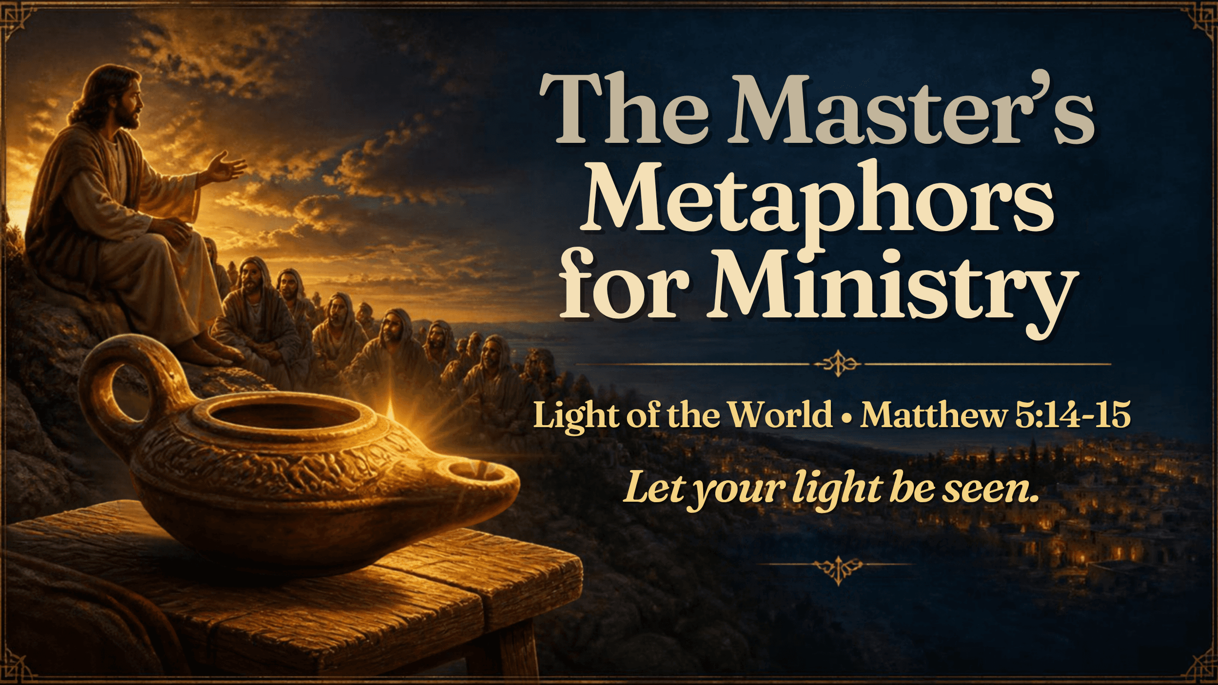 Get three "Matthew 25" Banner!
