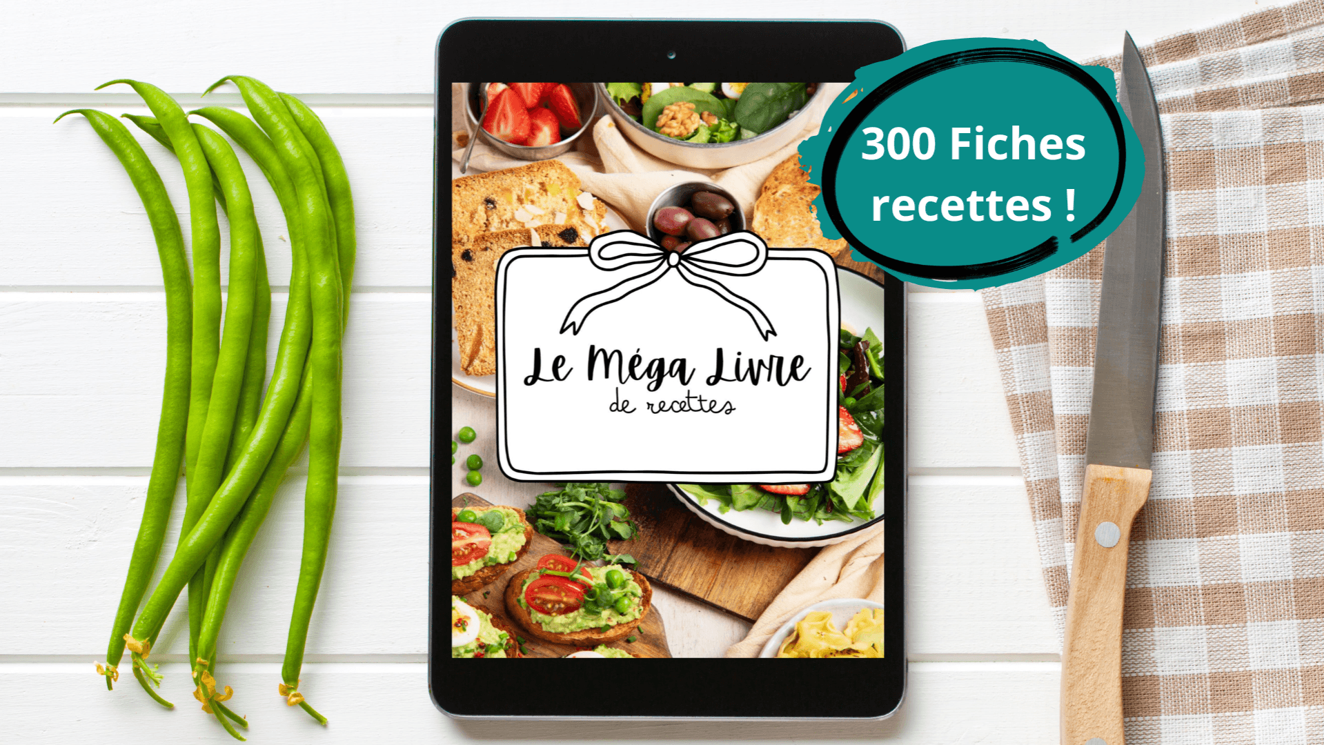 Le MÉGA Livre de recettes | 300 fiches recettes