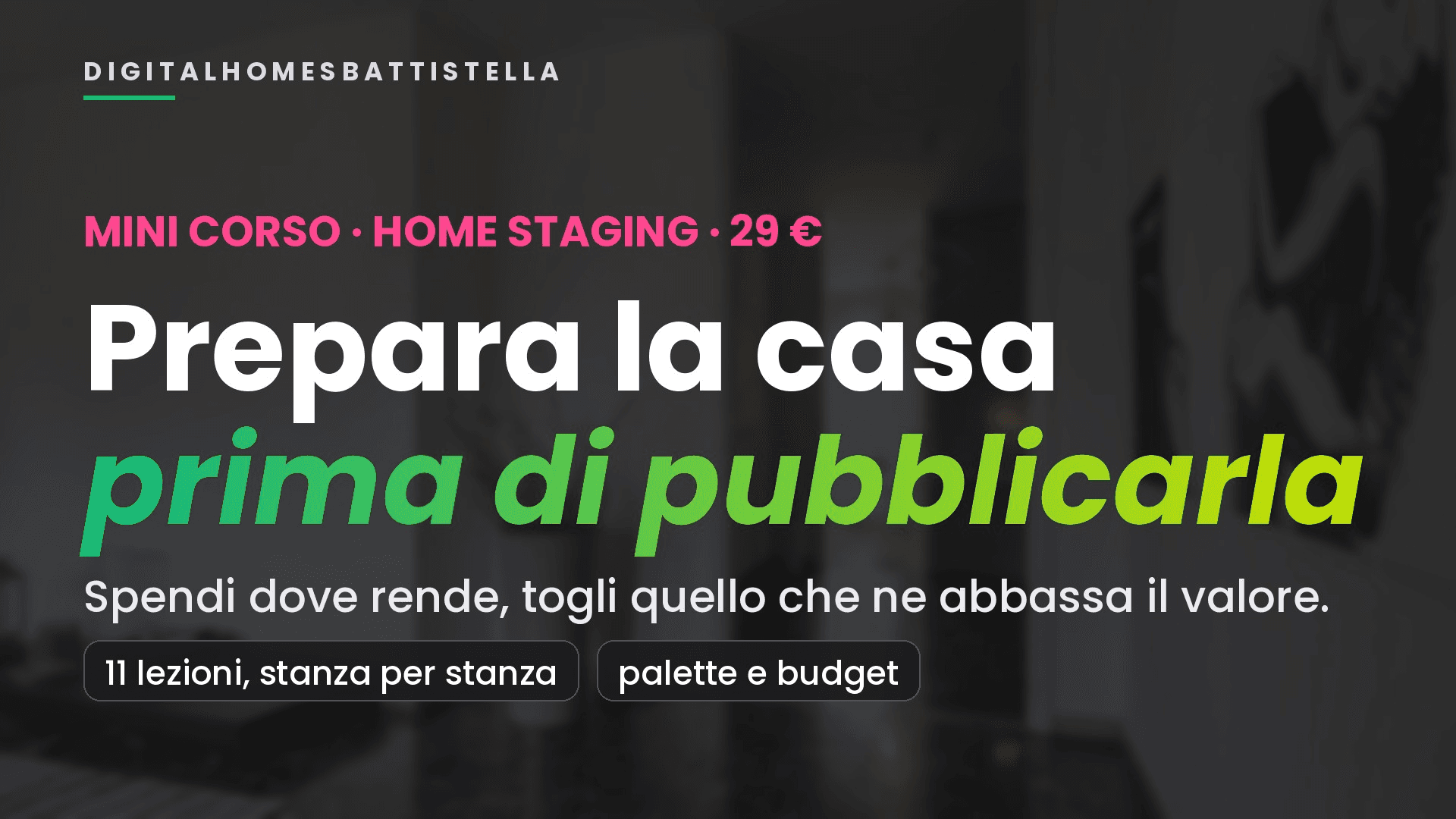  Prima di pubblicare casa, preparala