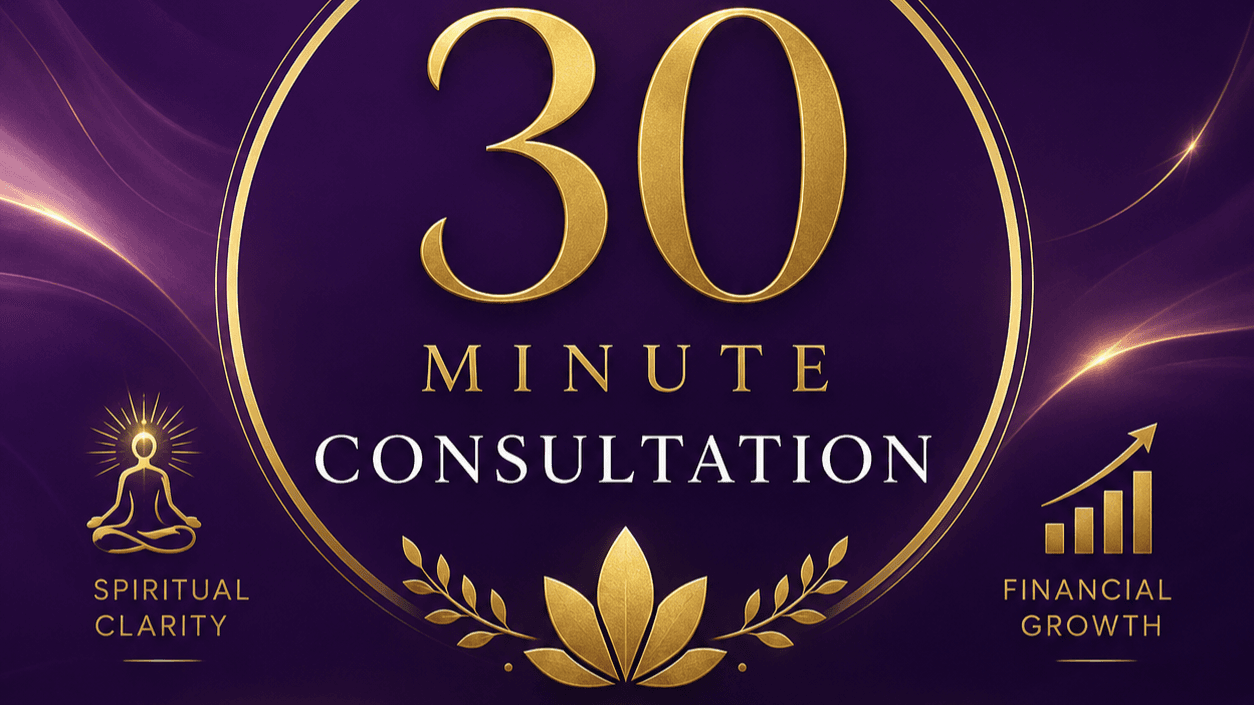Book a 30 Minute Consultation/Session