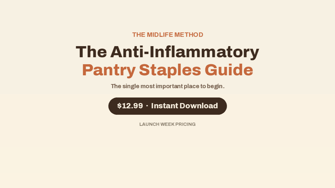 The Anti-Inflammatory Pantry Staples Guide