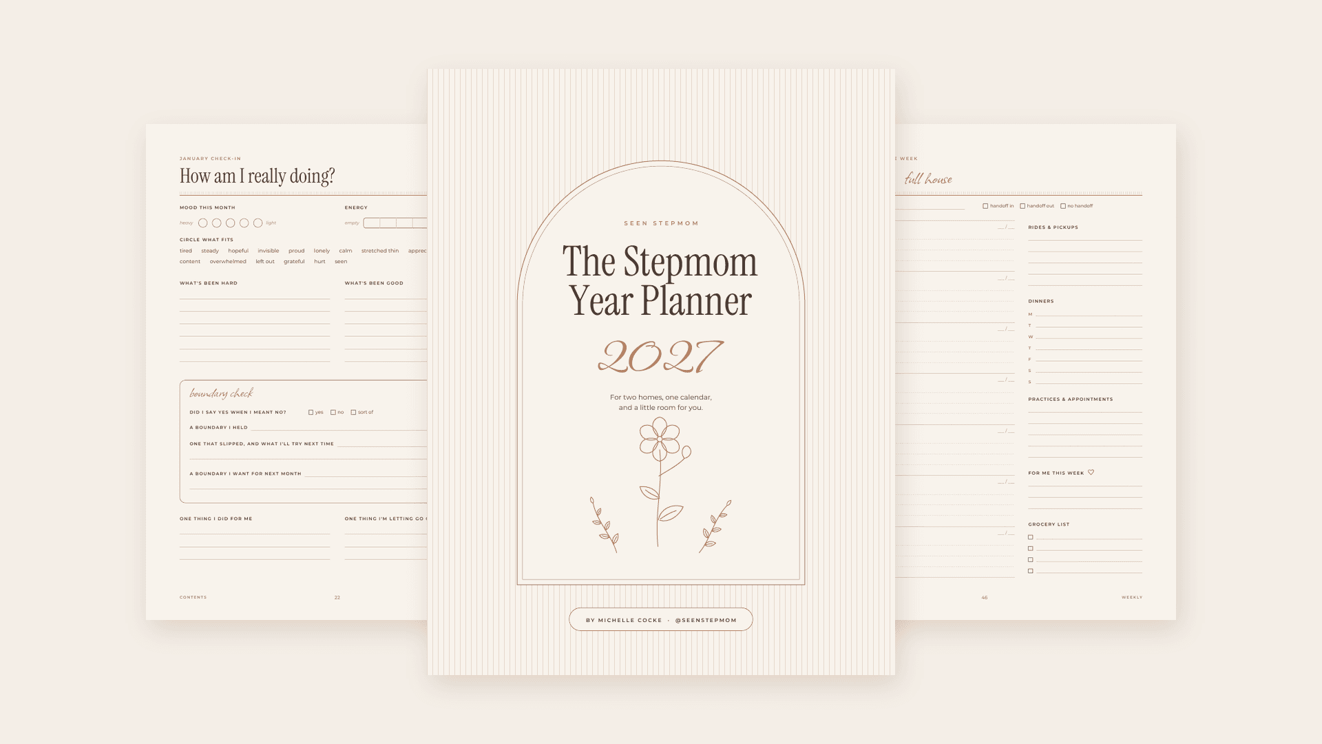 The Stepmom Year Planner 2027 | Printable PDF