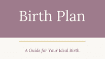 Comprehensive Birth Plan