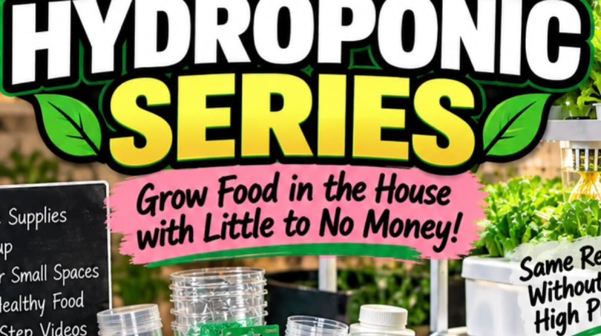 Kratky Hydroponic on a Budget 