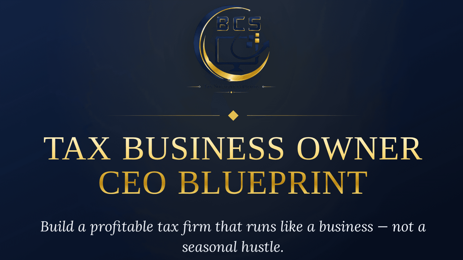 Tax Business Owner CEO Blueprint