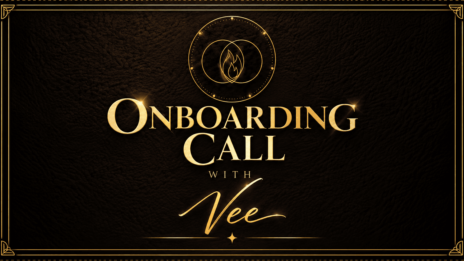 Onboarding call with Vee