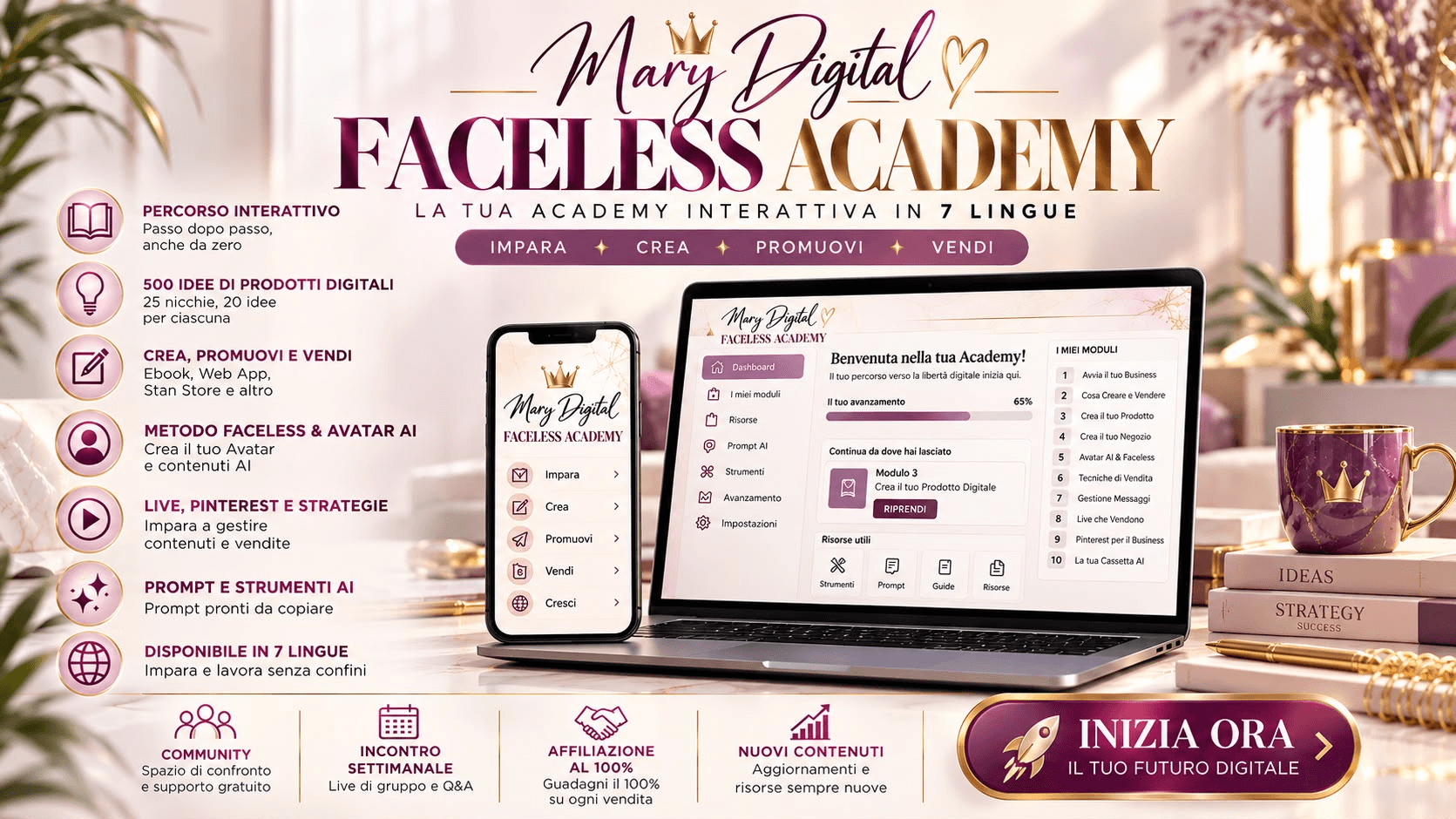 MARY DIGITAL FACELESS ACADEMY ✨
