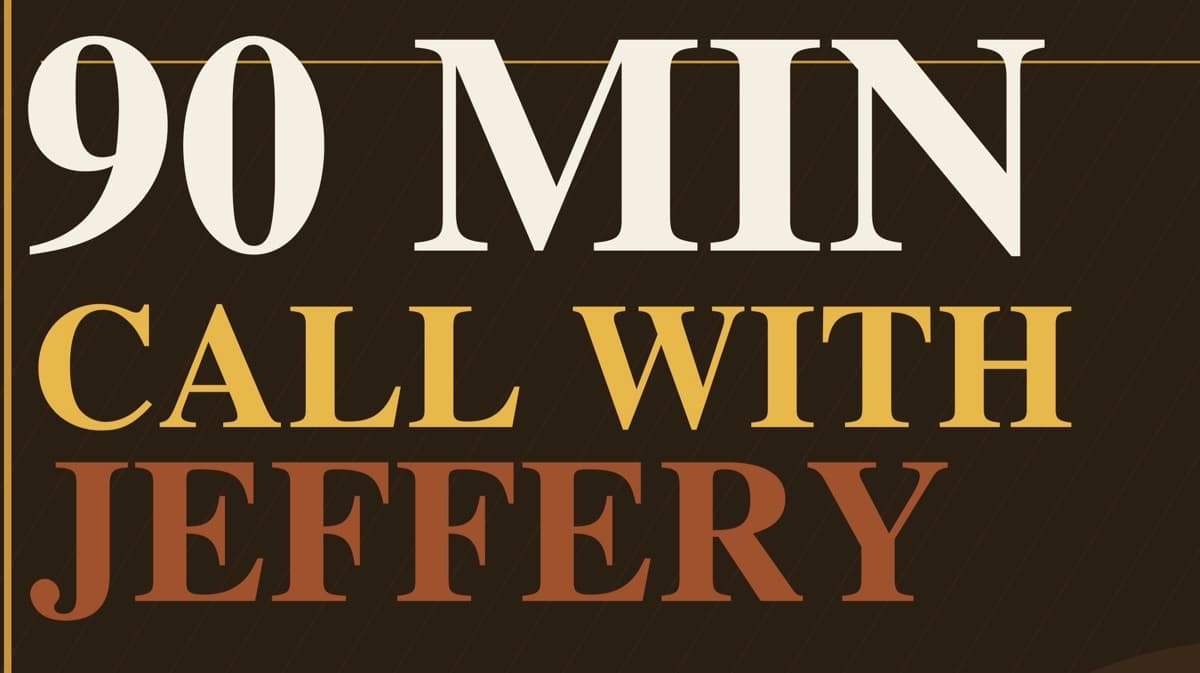 90 Minute Career Deep Dive