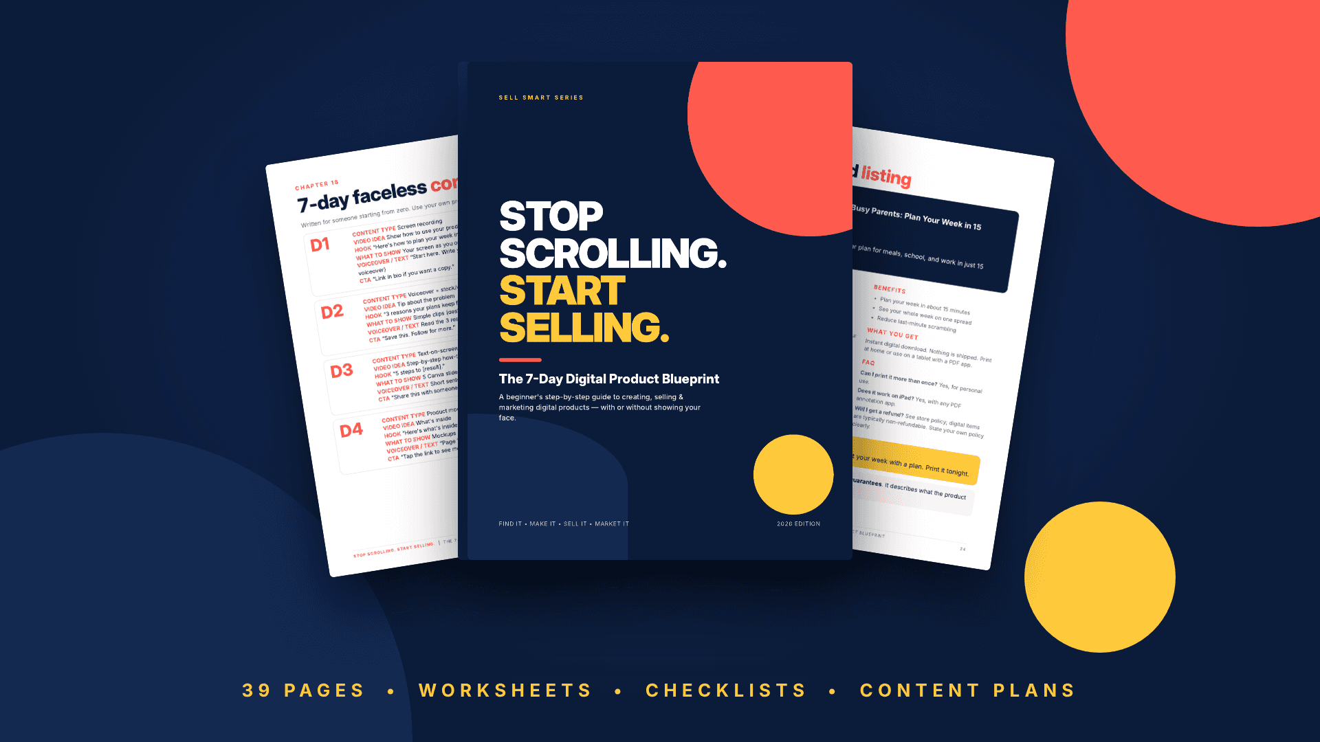 STOP SCROLLING. START SELLING.
