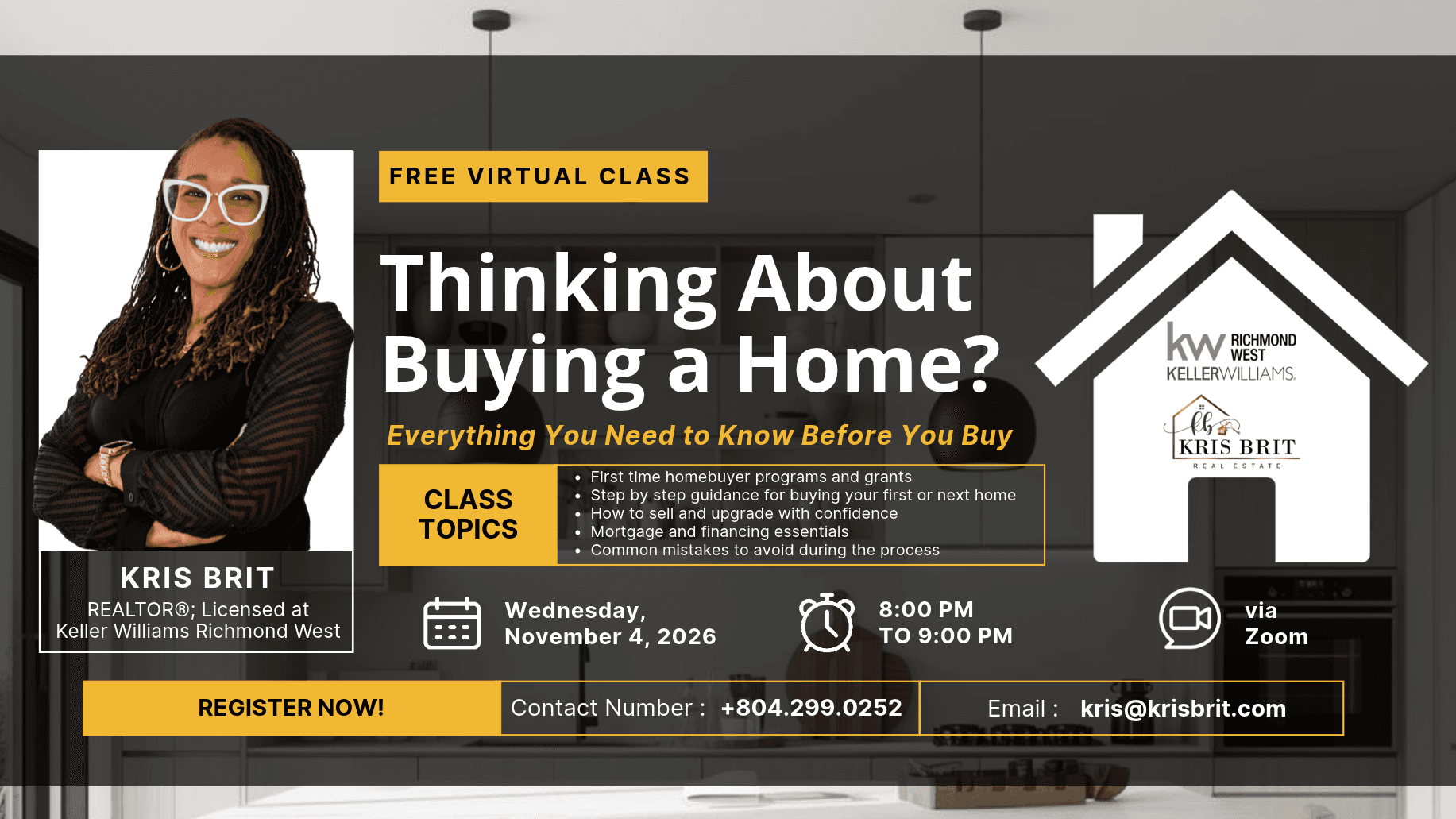 Home Buyers Class (Virtual) 11/4/26