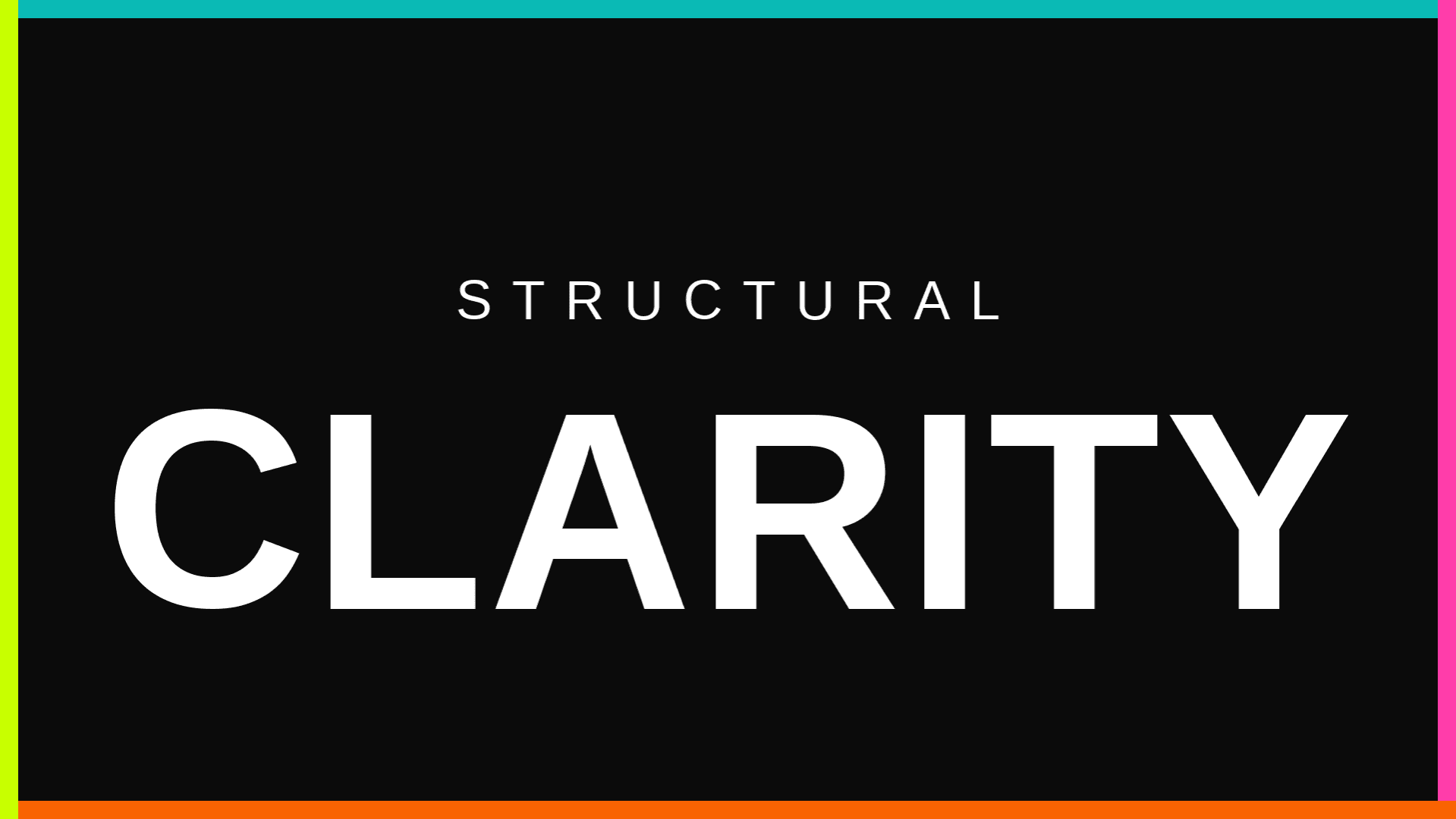 Structural Clarity