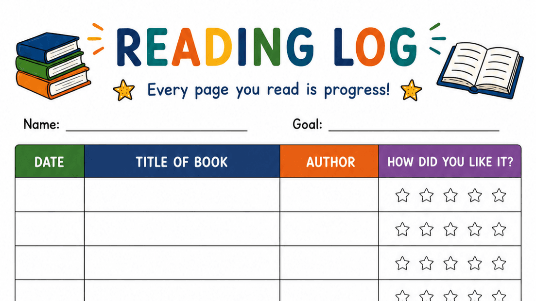 Free Reading Log