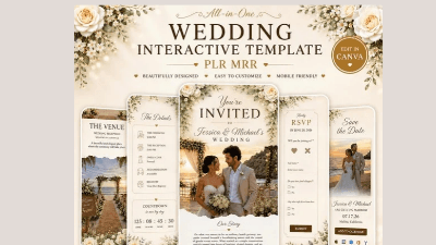 Interactive Wedding Invite PLR & MRR