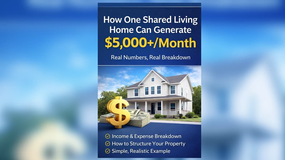 How One Shared Living Home Can Generate $5,000+/M