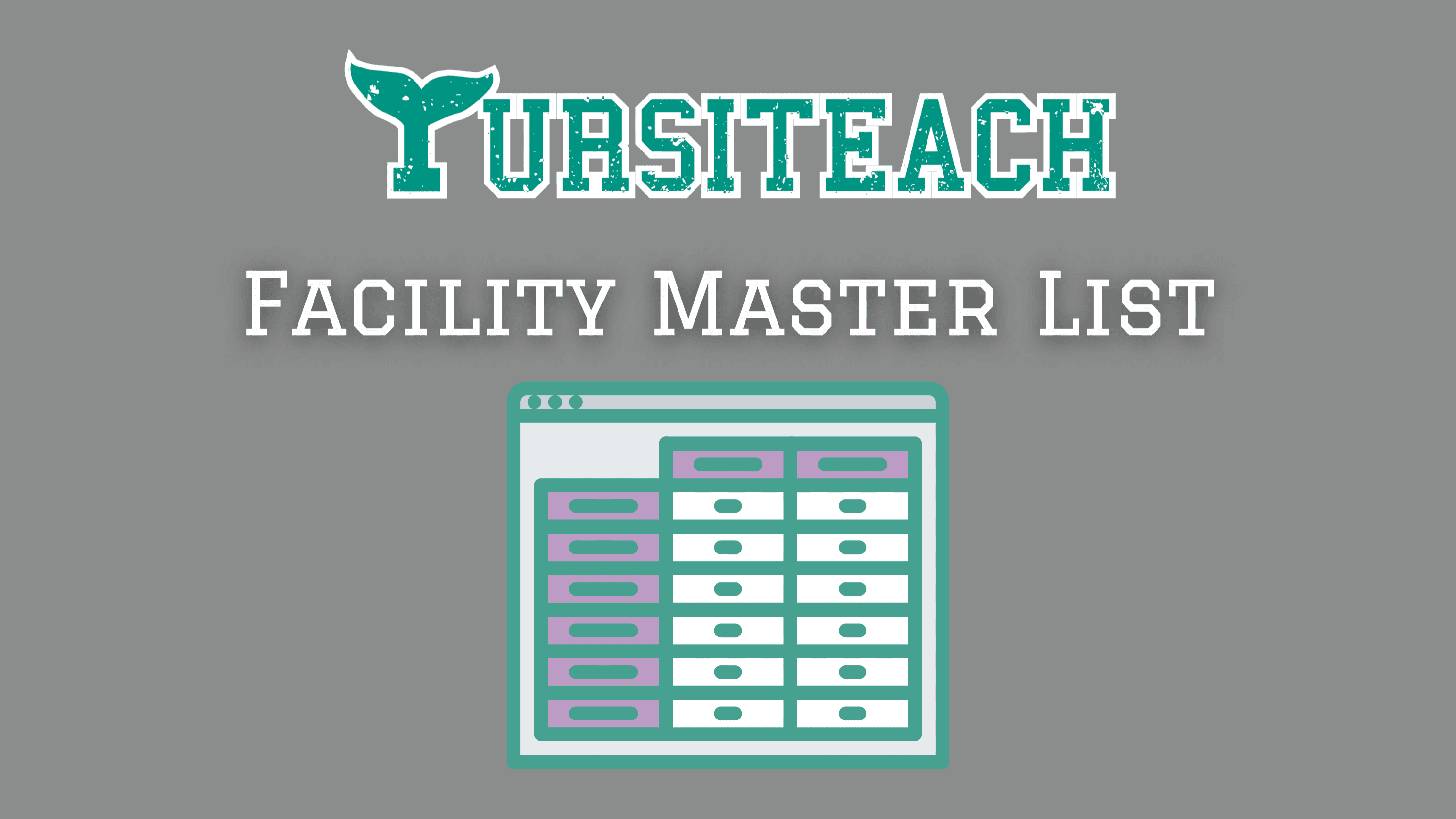 Facility Master List