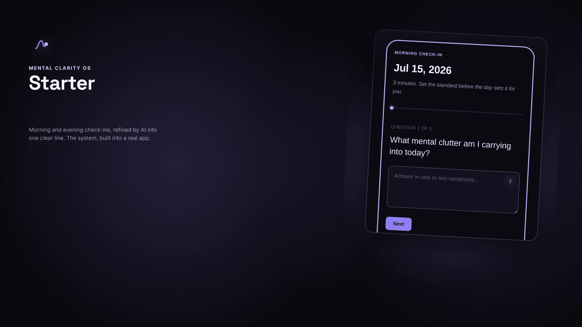 Mental Clarity OS Starter 
