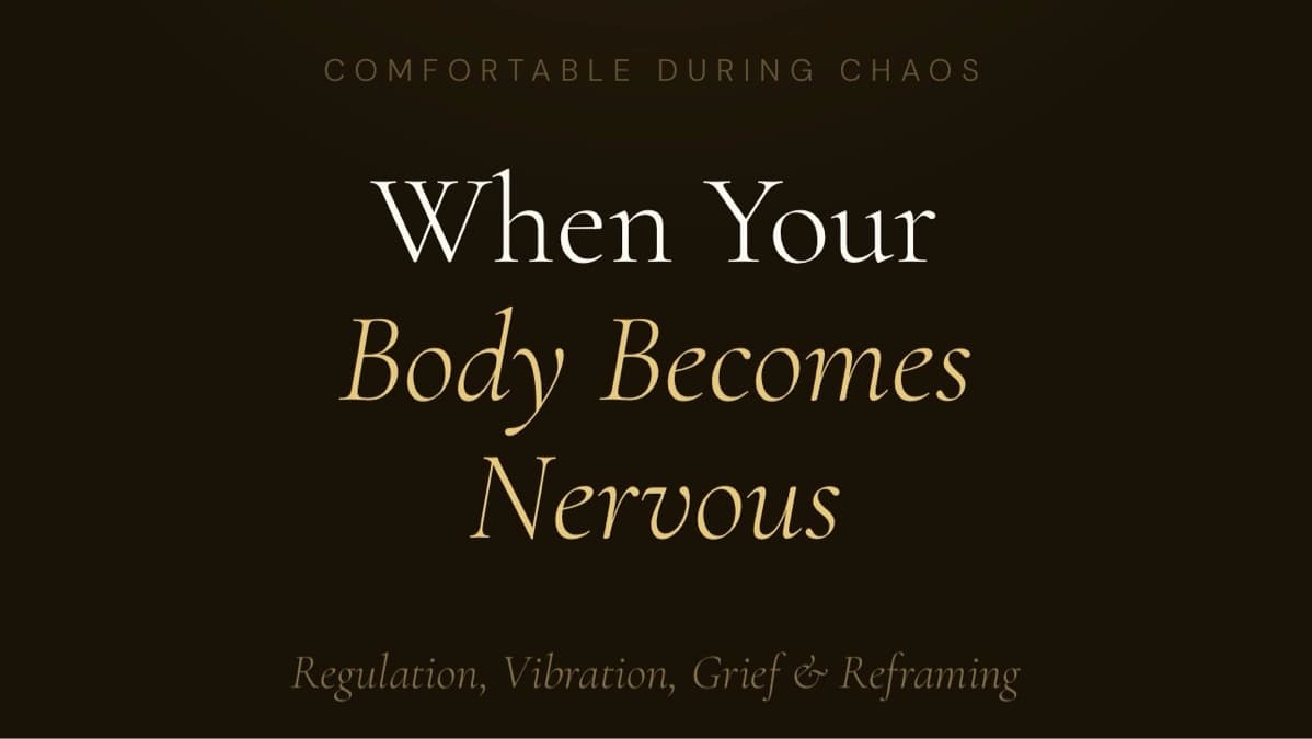 Series 3-GRIEF & RESOLVE: COMFORTABLE DURING CHAOS