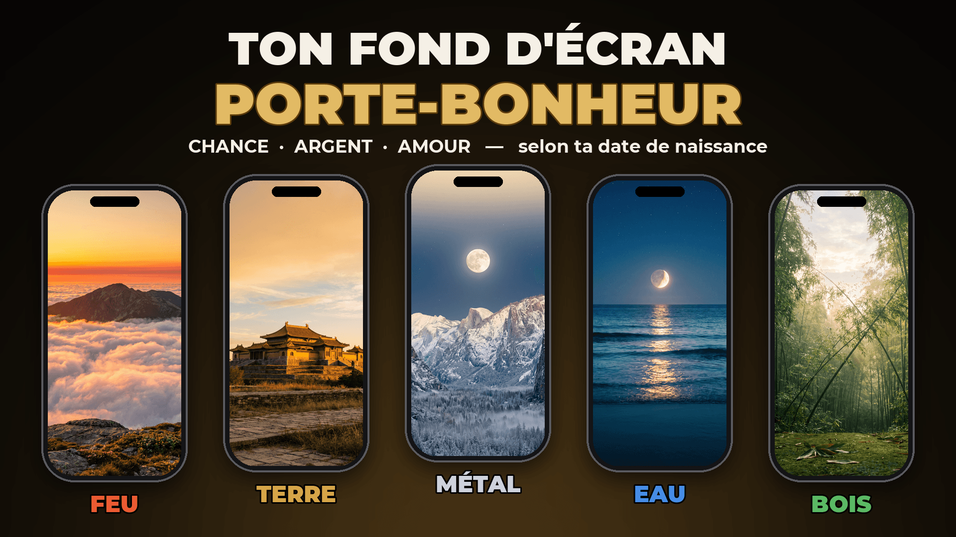 Ton fond d'écran porte-bonheur 🍀