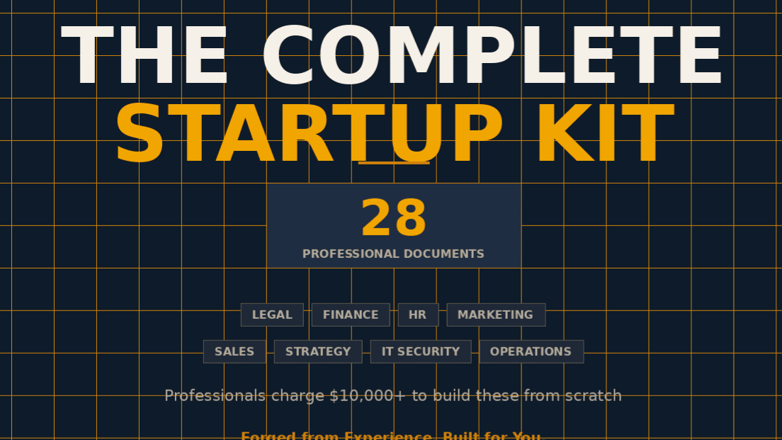 Warwick Forge Startup Documents
