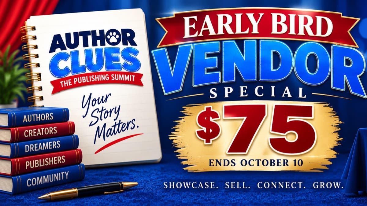 Become an Author Clues Vendor! 