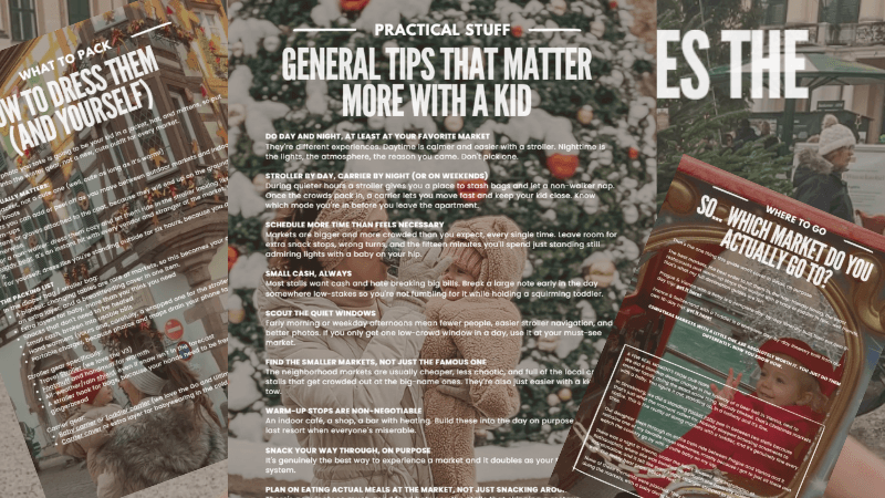 CHRISTMAS MARKETS WITH LITTLES | General Guide