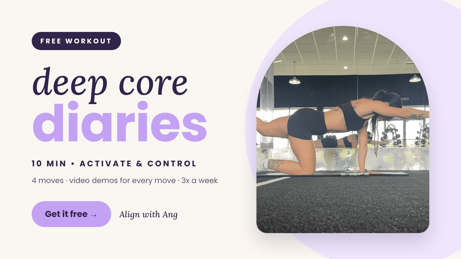 FREE 10-Min Deep Core Routine 🌟