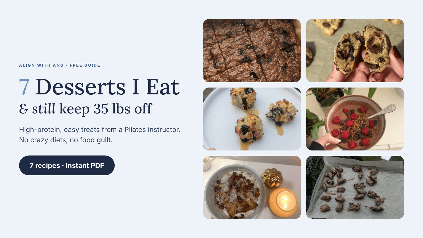 7 Desserts I LOVE & Still Keep 35lbs Off! 💌🍪