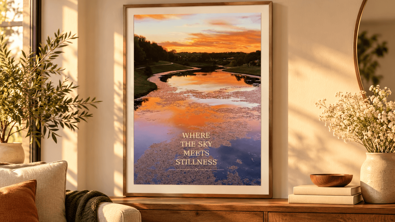Where the Sky Meets Stillness Printable Wall Art