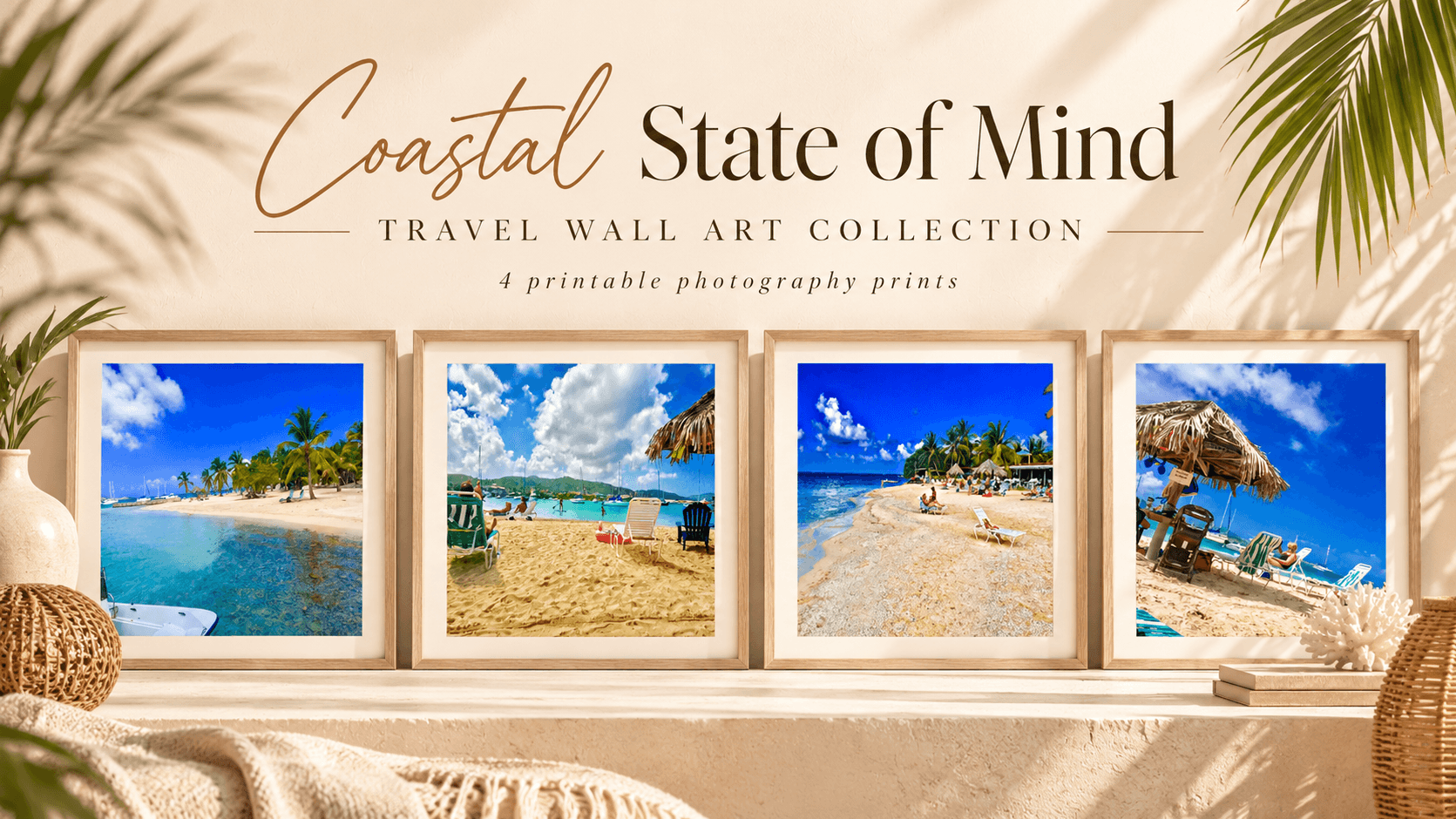 Coastal State of Mind Travel Wall Art Collection