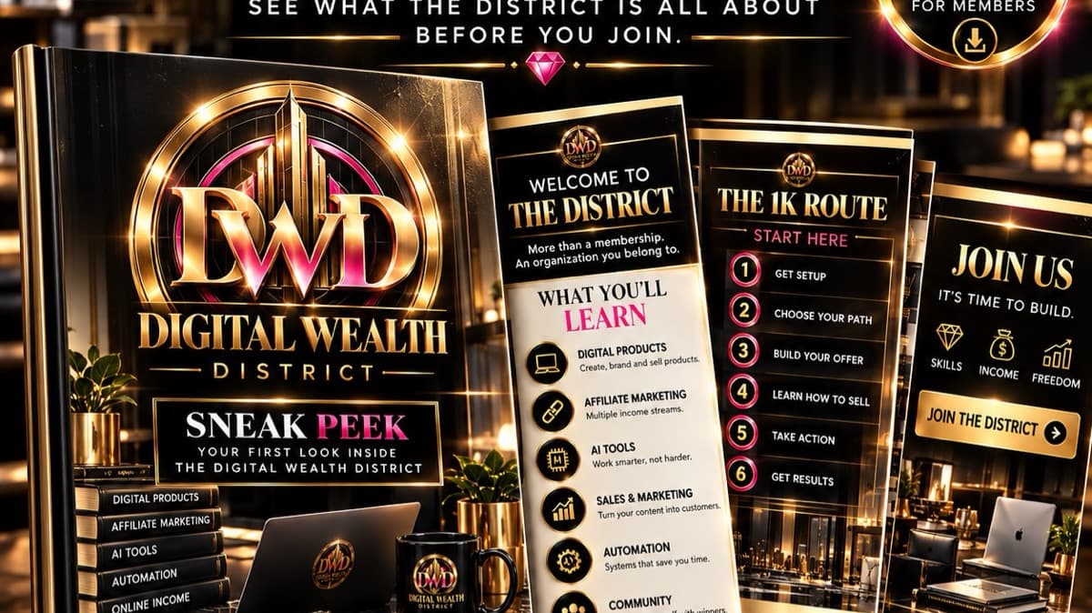 SNEAK PEEK INTO THE DISTRICT