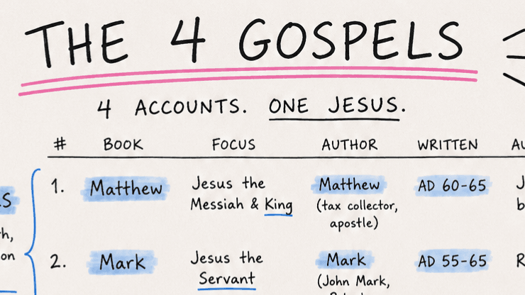 The Gospels Cheat Sheet