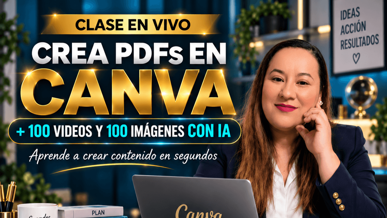 APRENDE A CREAR PDF Y 100 VIDEOS E IMAGENES CON IA