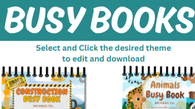 Kids Busy Books and dinosaur colouring book bundle