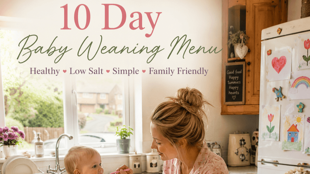 Get My 10 DAY BABY WEANING MENU Now!