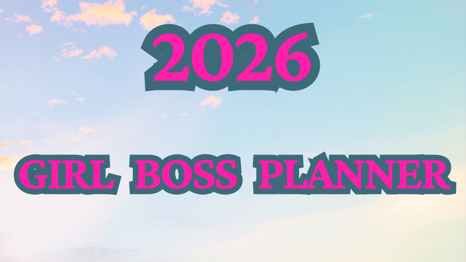 Get Your Boss Girl Planner Now!