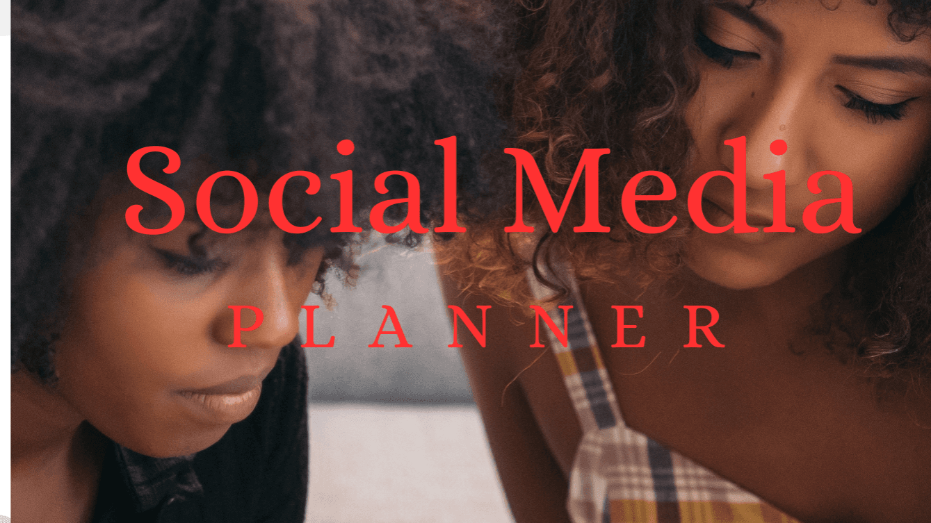 Get your Social Media Planner Now!