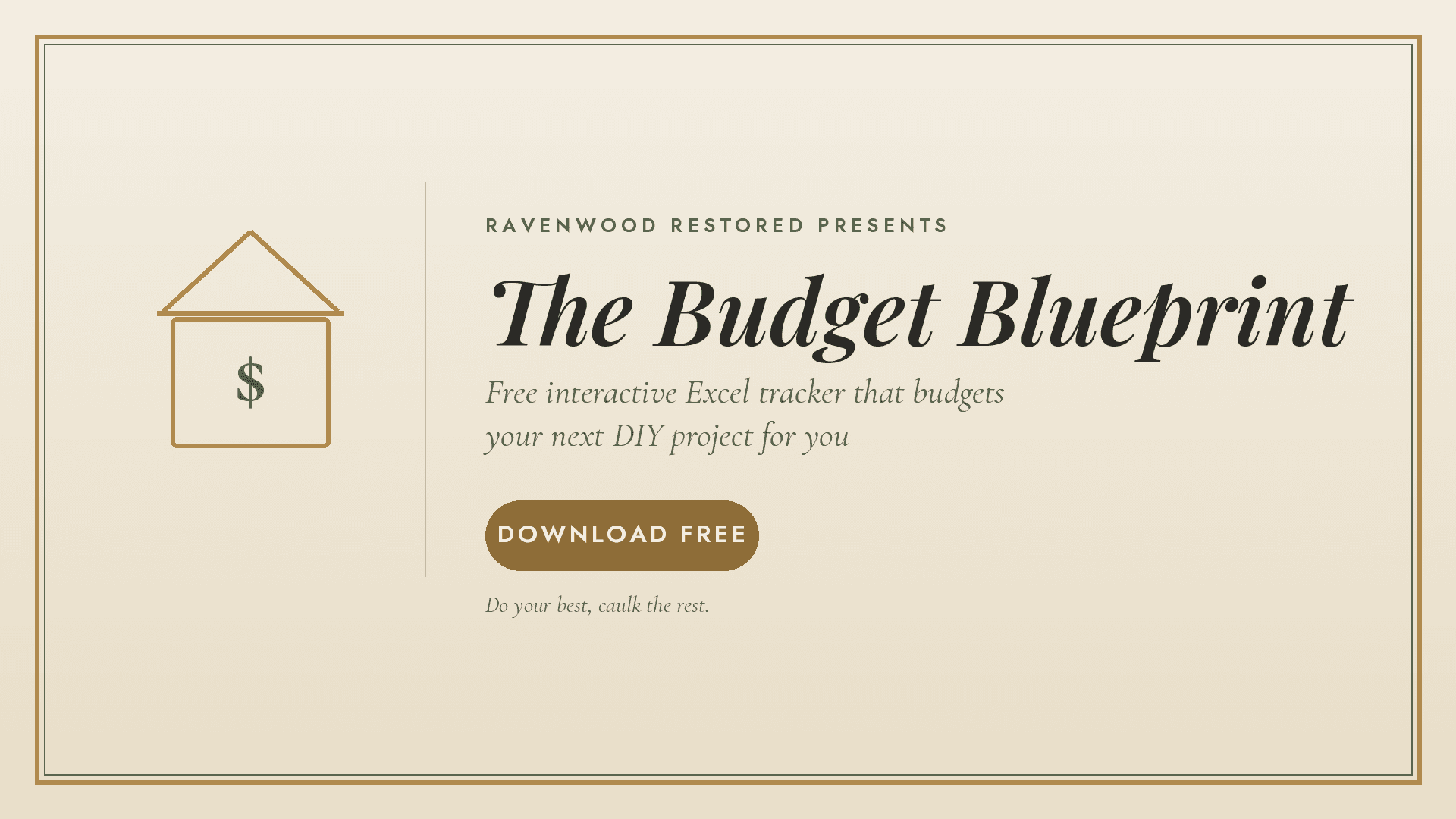 The Budget Blueprint: Interactive Budget Tracker