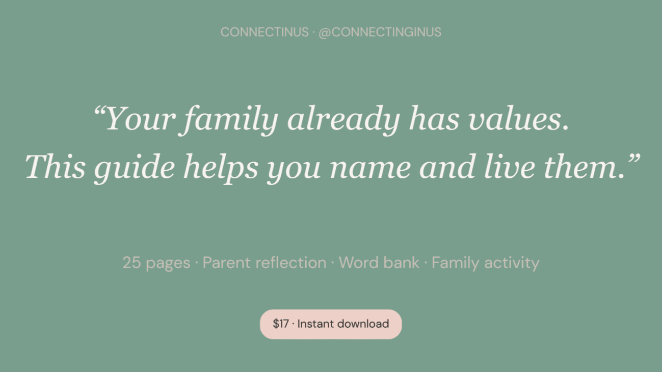 Family Values — A Discovery Guide