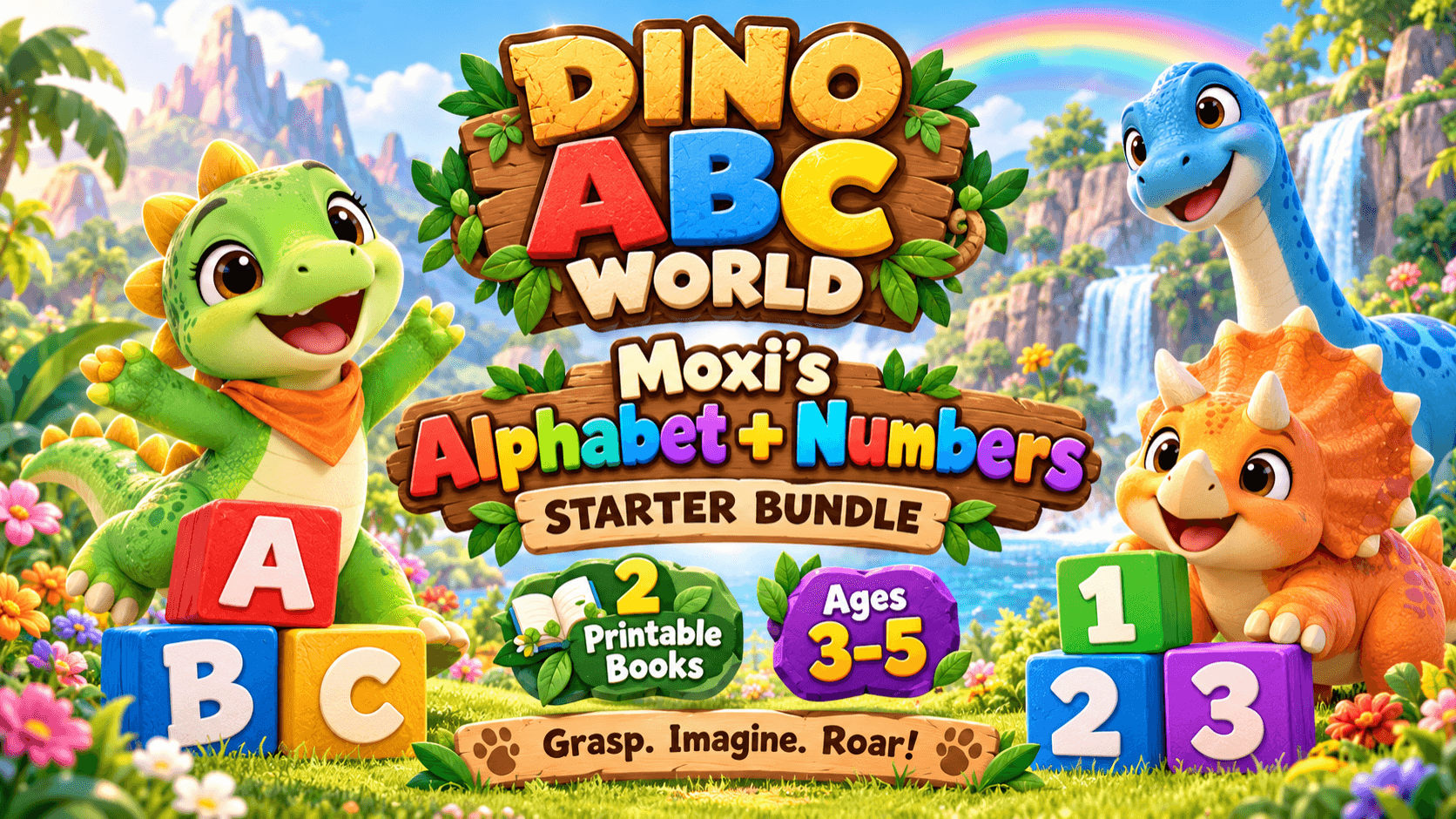 Moxi’s Alphabet + Numbers Starter Bundle