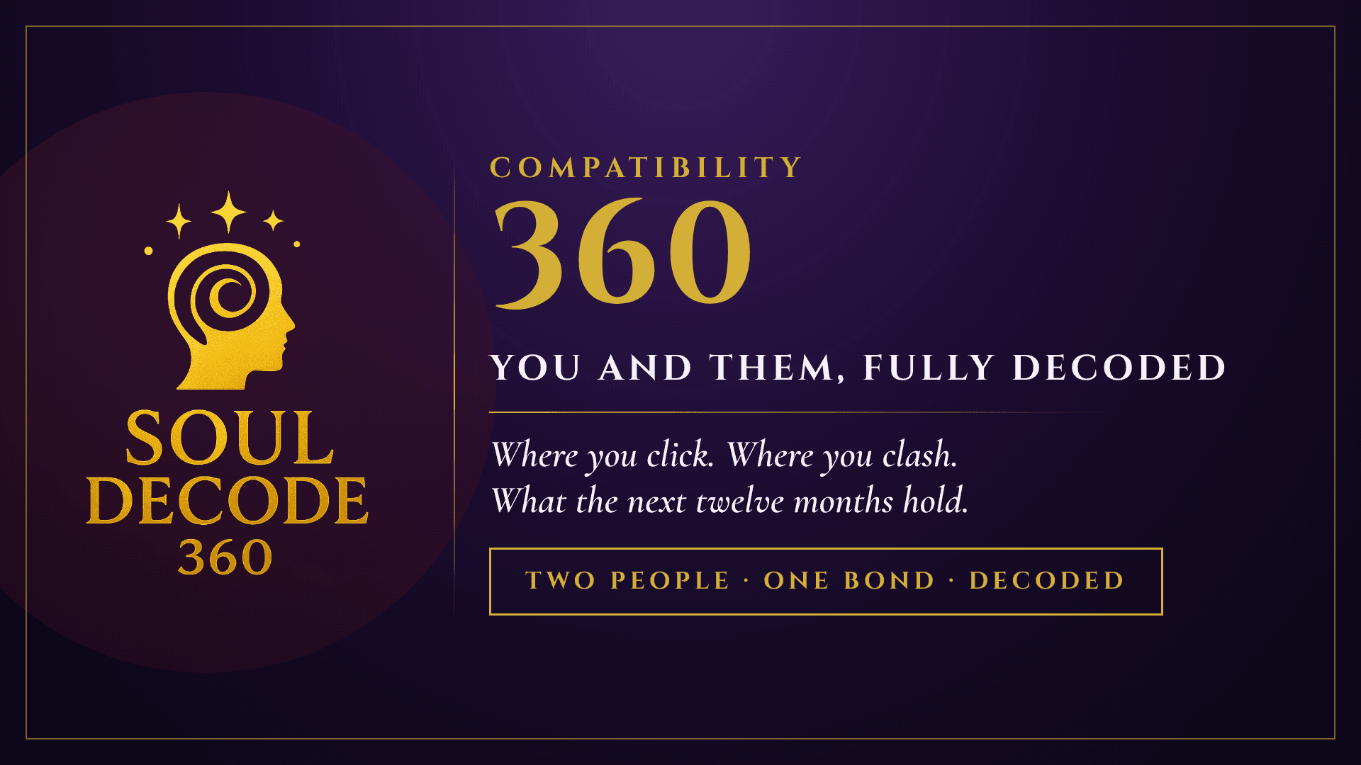 Compatibility 360: The Two of You, Decoded