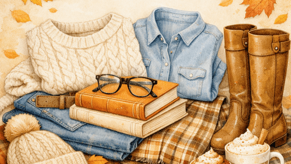 Fall Wardrobe Essentials Blank Planner Page