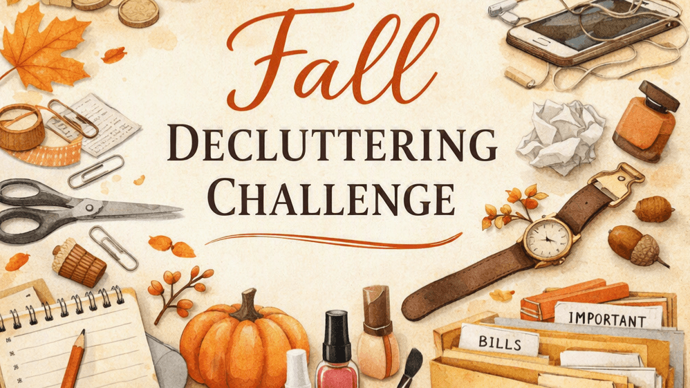 Get My 30 Day Fall Decluttering Guide